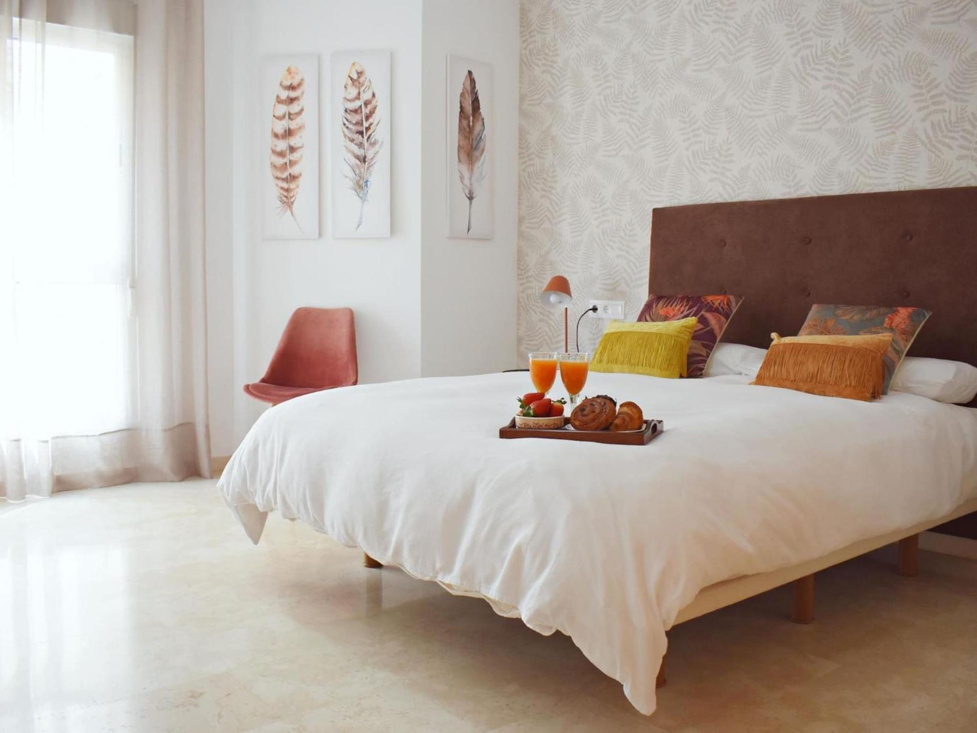 מאלגה Fantastico Apartamento De Dos Dormitorios En El Soho מראה חיצוני תמונה